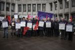 Salford Council lobby by The Grange parents and trade unions